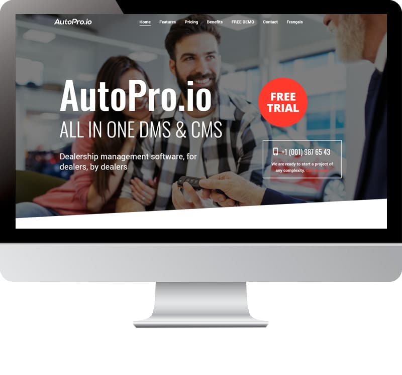 auto dealer website management autopro.io