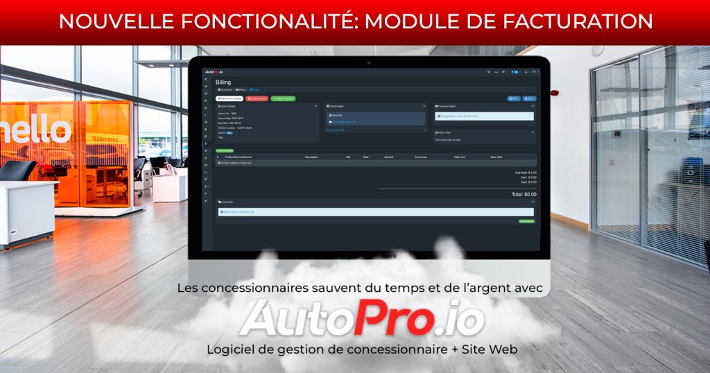 Nouvelle fonctionalité: Module de Facturation