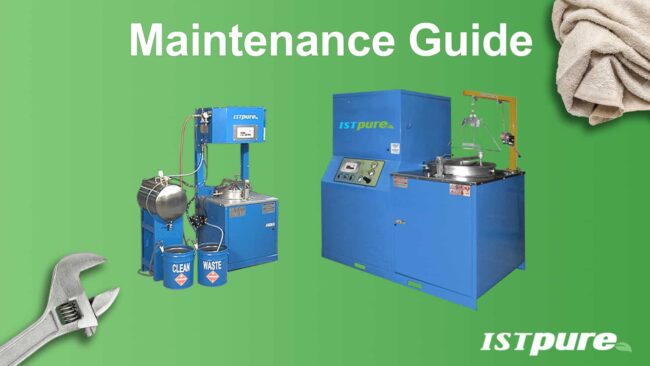 IST Pure Solvent Recycler Maintenance Guide image