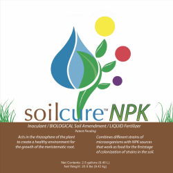 Soilcure NPK front label