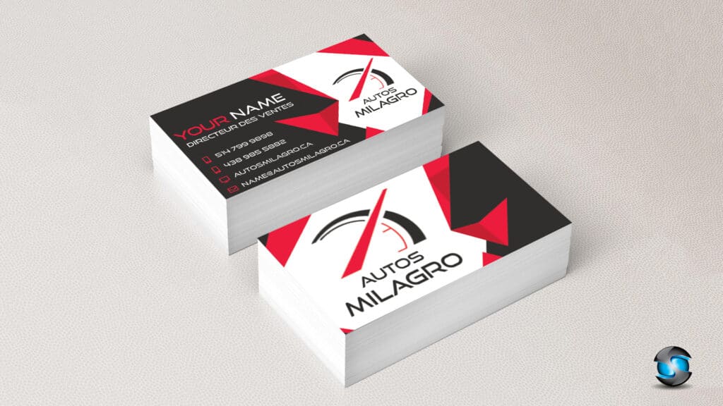 AUTOS MILAGRO BUSINESS CARD